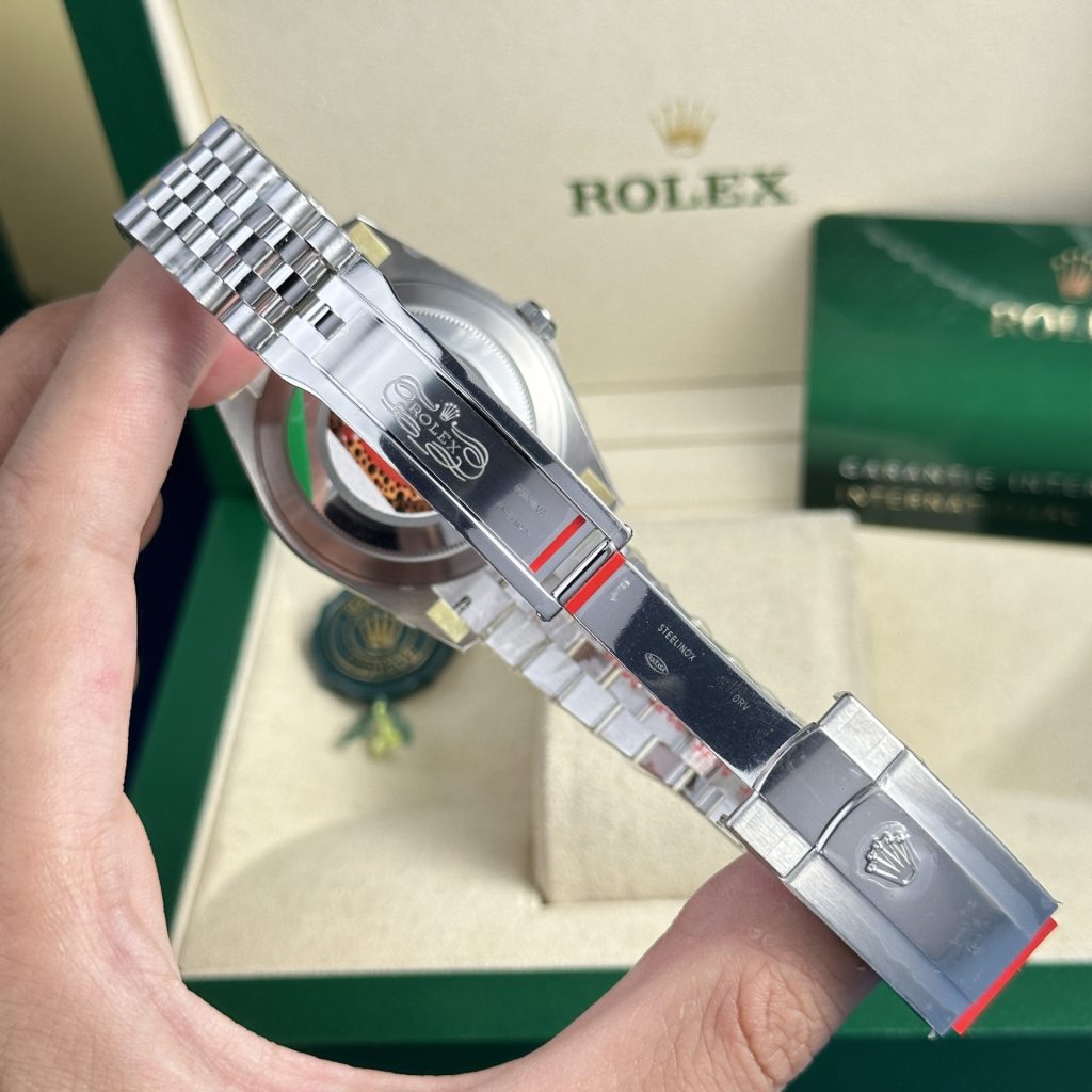 Rolex DateJust 126334 Rep 1:1 Clean Factory Mặt Khảm Trai Cọc Kim 41mm